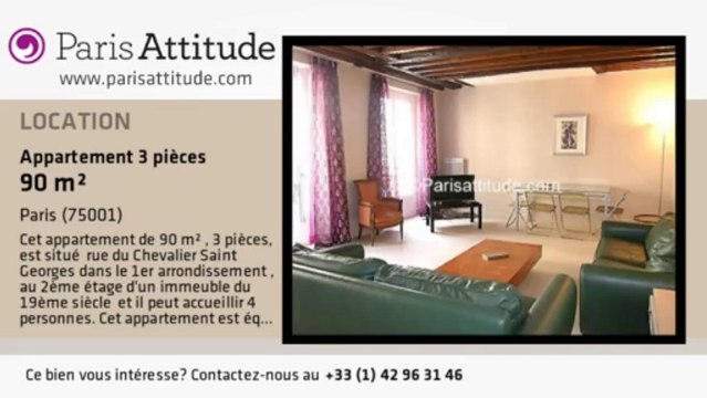 Appartement 2 Chambres à louer - Madeleine, Paris - Ref. 2255
