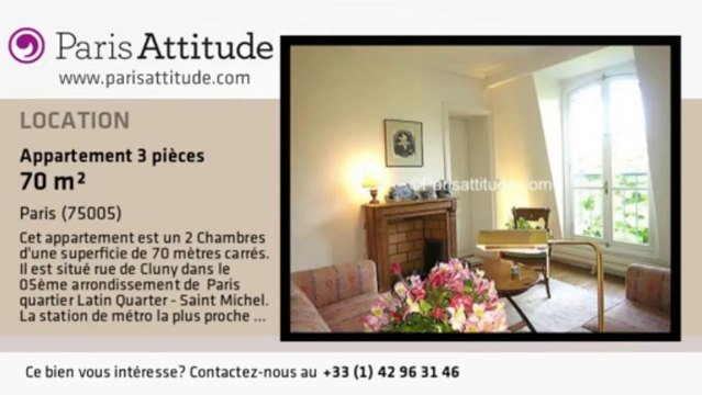 Appartement 2 Chambres à louer - Quartier Latin/St Michel, Paris - Ref. 3394