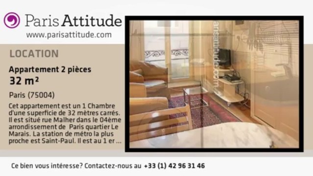 Appartement 1 Chambre à louer - St Paul, Paris - Ref. 5108