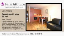 Appartement Studio à louer - Arc de Triomphe, Paris - Ref. 6521