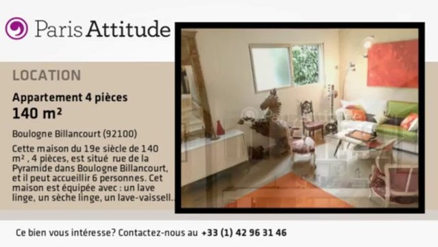 Maison de Ville 3 Chambres à louer - Boulogne Billancourt, Boulogne Billancourt - Ref. 8594