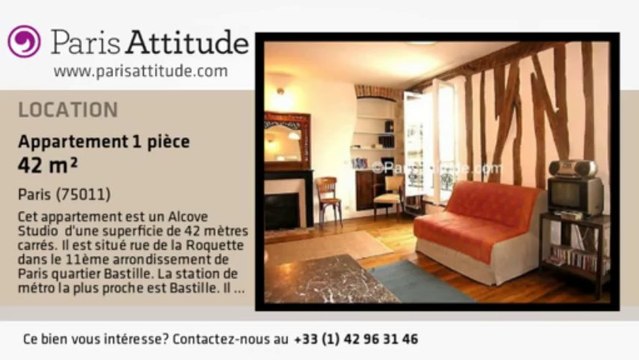 Appartement Alcove Studio à louer - Bastille, Paris - Ref. 952