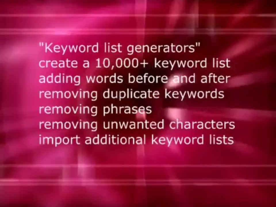 The new Keyword Elite
