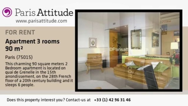 2 Bedroom Apartment for rent - Bir Hakeim, Paris - Ref. 4491