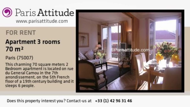 2 Bedroom Apartment for rent - Tour Eiffel, Paris - Ref. 1868