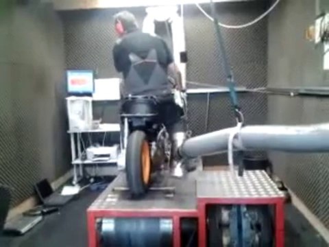 Sprint scooter op de testbank 20.3pk