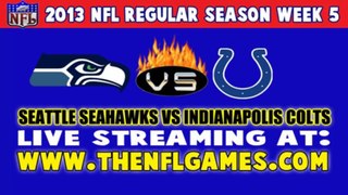 Watch Seattle Seahawks vs Indianapolis Colts NFL Live Stream