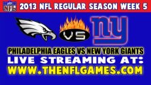 Watch Philadelphia Eagles vs New York Giants Live NFL Game Online