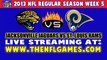 Watch Jacksonville Jaguars vs St. Louis Rams Live NFL Game Online