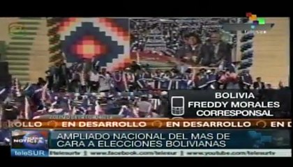 Ratifican a Evo Morales como candidato para la reelección presidencial