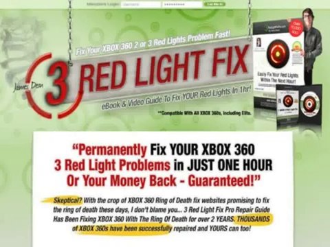 Number 1 Xbox 360 Repair Guide - James Dean 3 Red Light Fix Download