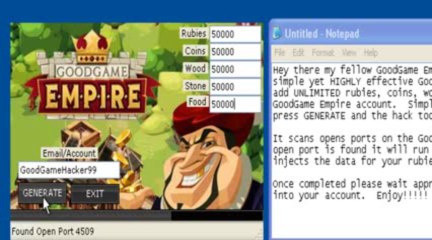 GoodGame Empire Hack Pirater | FREE Download October - November 2013 Update