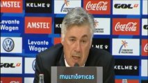 Ancelotti: El partido no fue tan bueno desde el punto de vista táctico