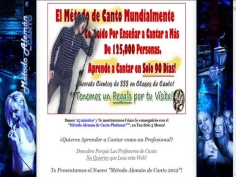 Curso De Canto Profesional Multimedia: Metodo Aleman De Canto (DOWNLOAD)
