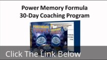 Power Memory Formula - 30-day Coaching Program To Developing A Photographic Memory.
