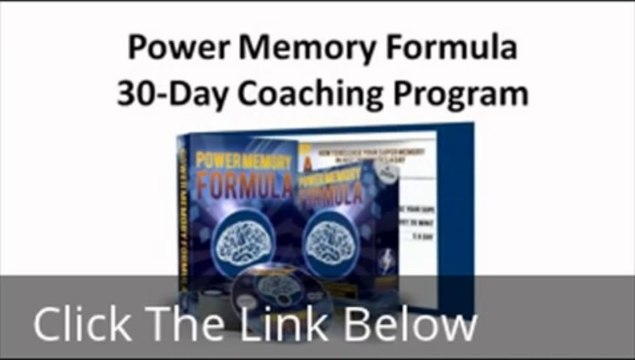 Power Memory Formula - 30-day Coaching Program To Developing A Photographic Memory.