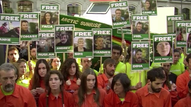 Mobilização mundial por ativistas do Greenpeace