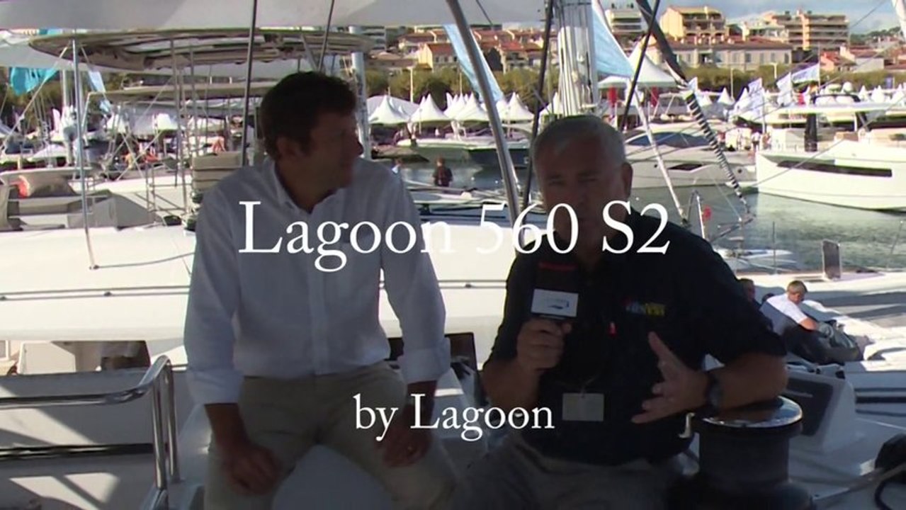 14/09/2013 - Lagoon 560 S2 sur le Festival de la Plaisance à Cannes