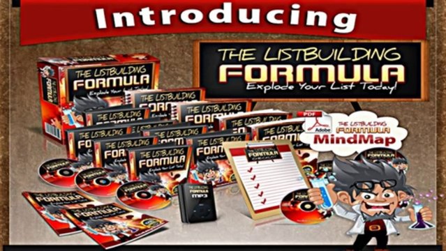The List Building Formula Review - Methods I reveal are same as I use to build my subscriber list