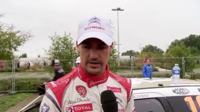 Loeb sort de la route et Sordo monte sur le podium du Rallye de France - Citroën WRC 2013