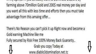 Diablo 3 Billionaire Guide Review - see Diablo 3 Billionaire insider review