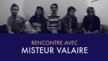 Misteur Valaire, l'interview et le freestyle mi français, mi anglais...