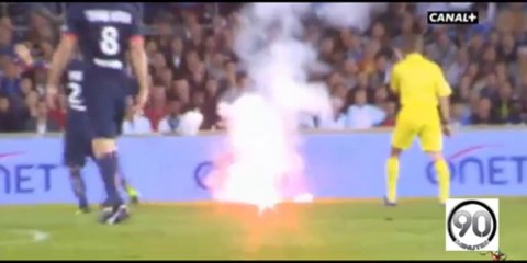 Le fumigène parachuté | OM-PSG (Ligue 1)