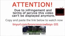 Denver Broncos vs Dallas Cowboys watch NFL Week 5 Live Streaming Online Free