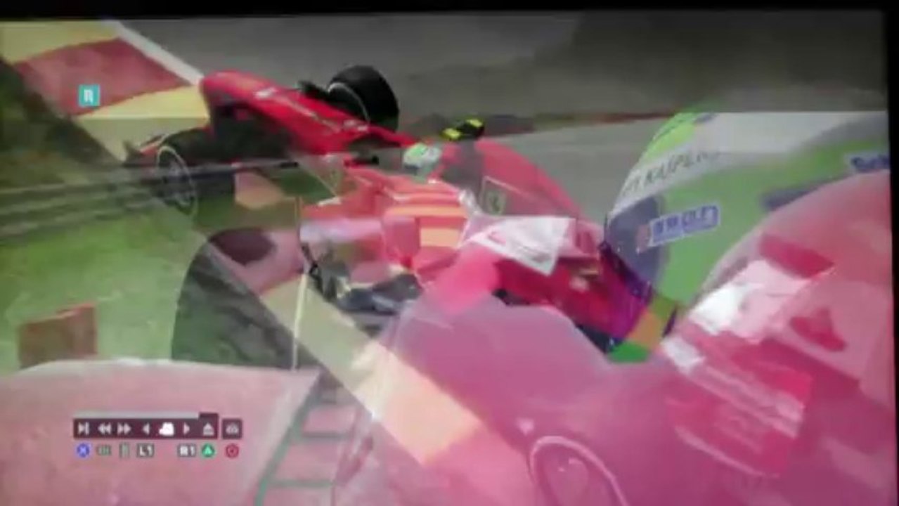 massa felipe depassement F1 2013 PS3
