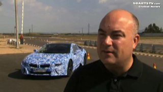 BMW i8 Electric Car Racing on Track