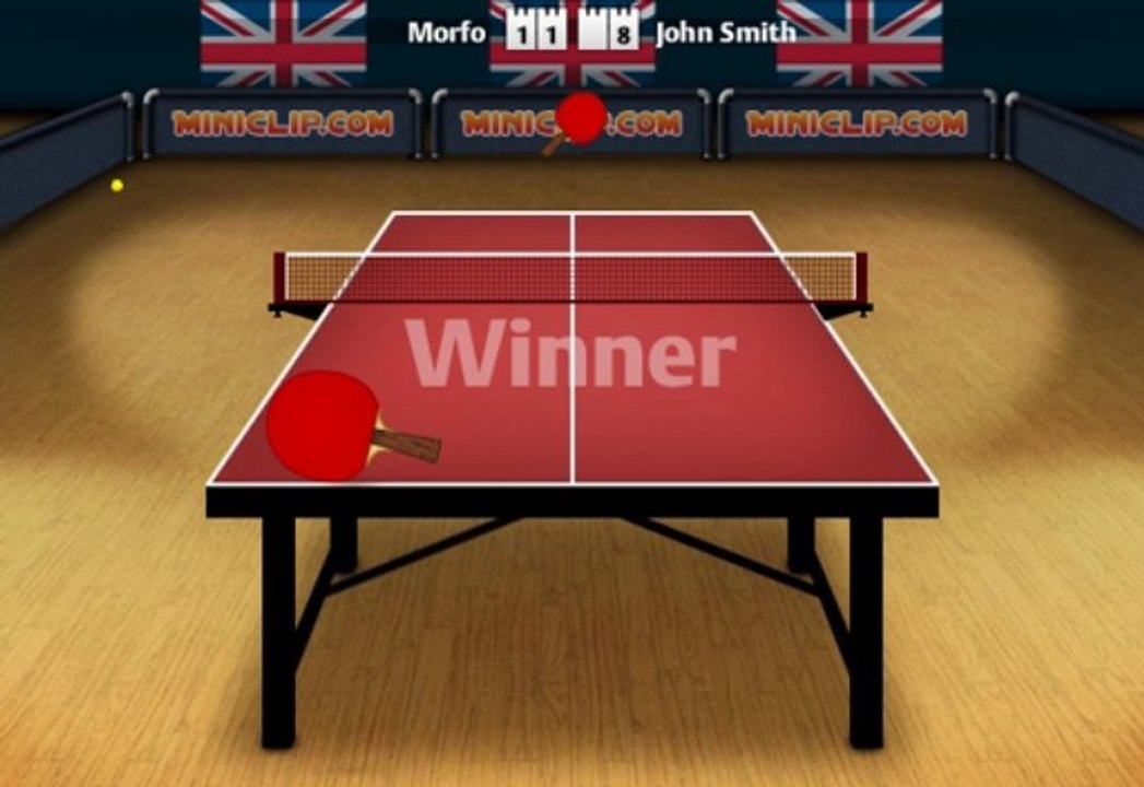 Miniclip Table Tennis Tournament John Smith video Dailymotion
