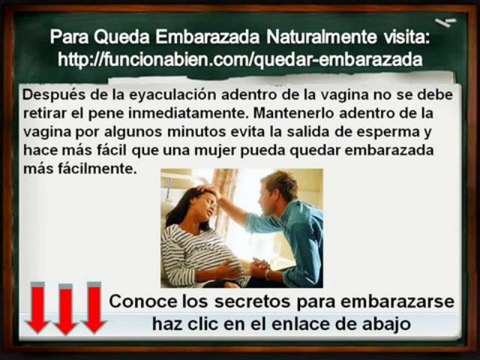 Como quedar embarazada - Posiciones para quedar embarazada