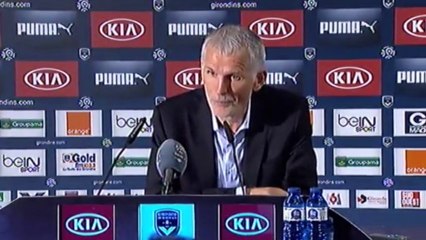 Conférence de presse après Bordeaux-Sochaux