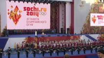 Putin recibe llama olímpica