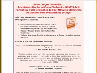 Aprender a tocar la guitarra - Jamorama