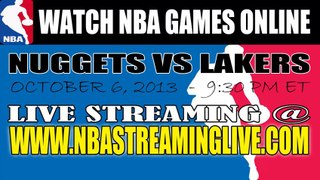 Watch Denver Nuggets vs LA Lakers Live Streaming Game Online