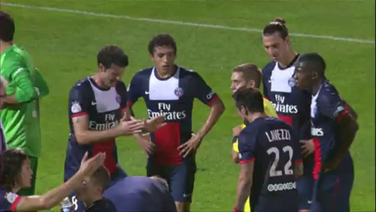 But André AYEW (34ème pen) - Olympique de Marseille - Paris Saint-Germain (1-2) - 2013/2014