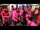 Holi - a day when entire towns are drenched, literally, in color
