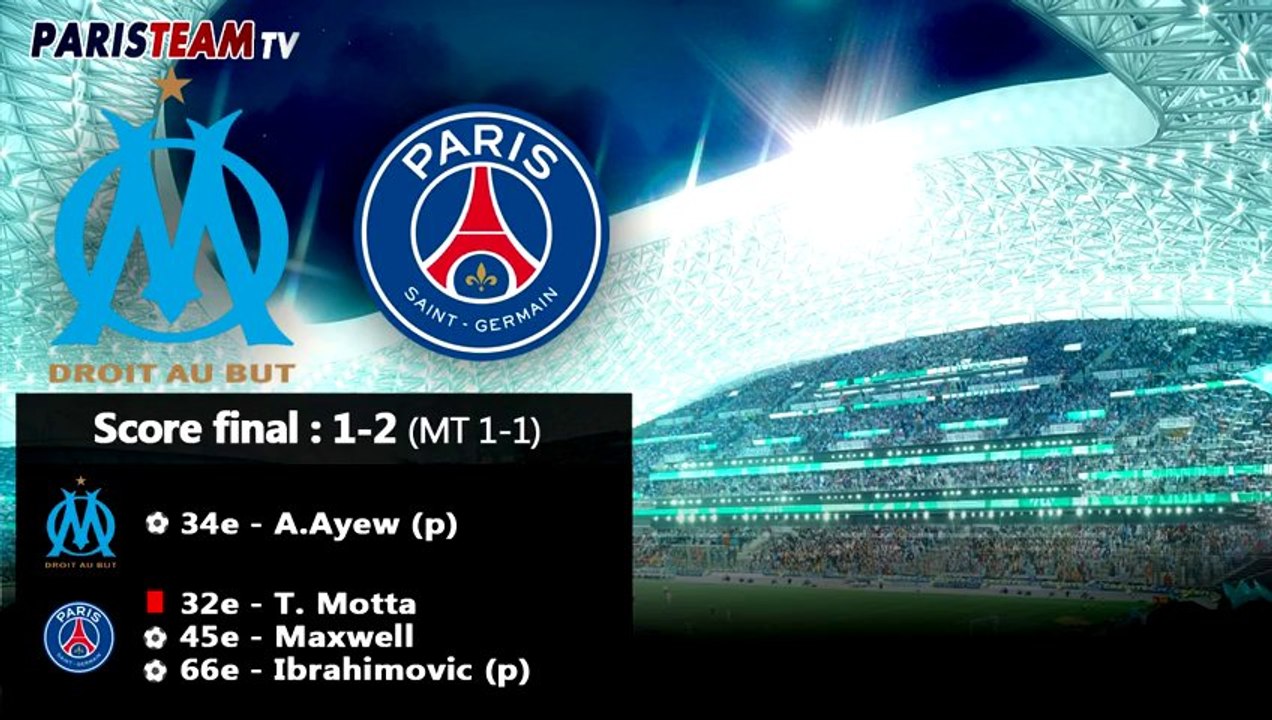 OM 1-2 PSG : les notes des joueurs