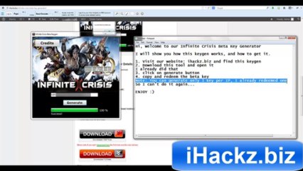Infinite Crysis Beta Keygen - Free Beta Keys for Infinite Crysis (Giveaway)