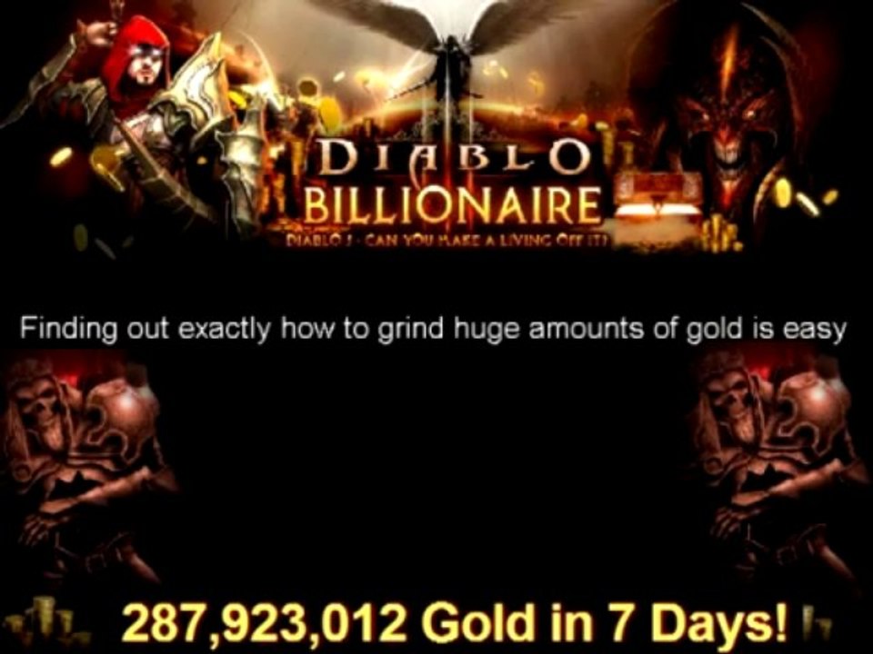 diablo 3 gold secrets free - Diablo 3 Gold proftiable strategies