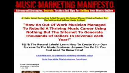music marketing manifesto