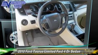 2010 Ford Taurus Limited Fwd 4 Dr - Jim Vreeland Ford, Buellton