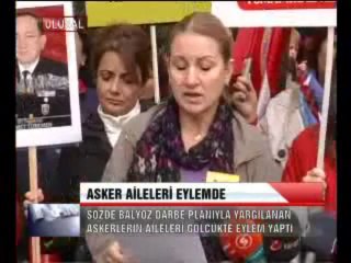 ASKER AİLELERİ EYLEMDE