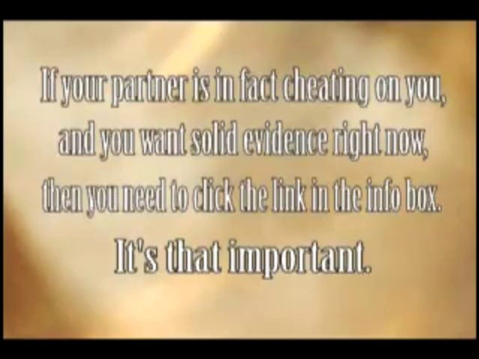 How To Catch A Cheating Spouse