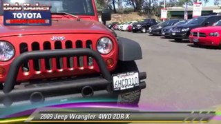 2009 Jeep Wrangler  4WD 2DR X - Bob Baker Toyota, near San Diego La Mesa Spring Valley Broadway Heights Redwood Village National City El Cajon