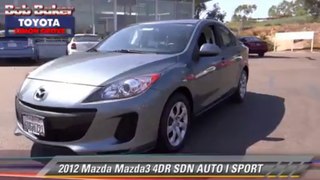 2012 Mazda Mazda3 4DR SDN AUTO I SPORT - Bob Baker Toyota, near San Diego La Mesa Spring Valley Broadway Heights Redwood Village National City El Cajon