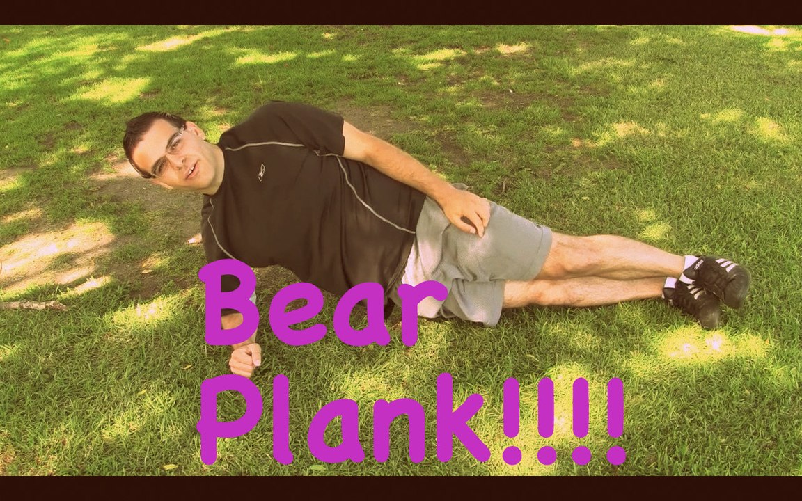Bear Planks!!!!- Bearobics: A Beary Good Workout