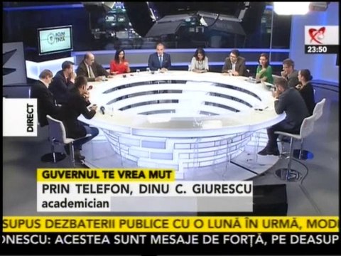 4/ 4 - REALITATEA TV, TINTA LUI PONTA. Dinu C. Giurescu e solidar cu jurnalistii (Jocuri de putere)