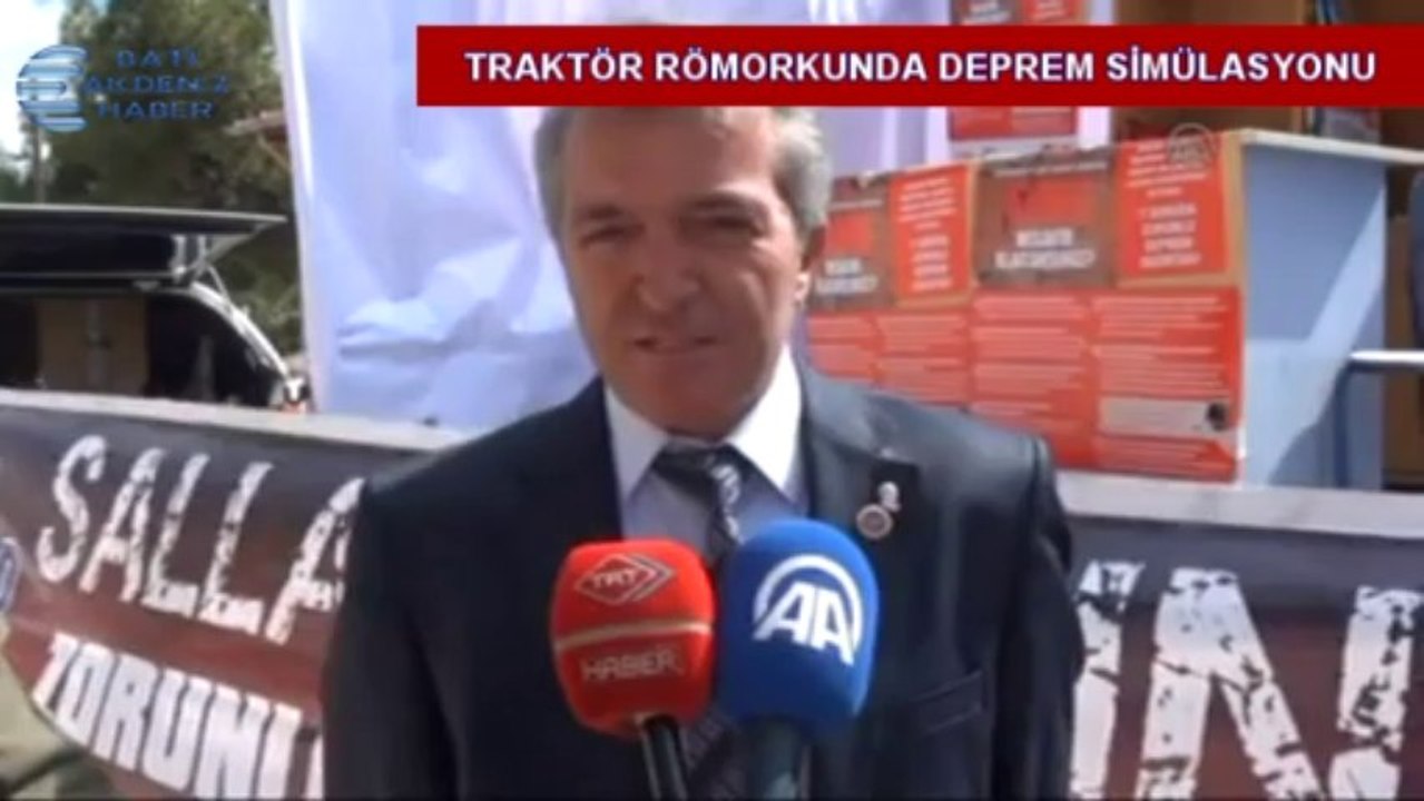 BAH_Traktör Römorkunda Deprem Simülasyonu